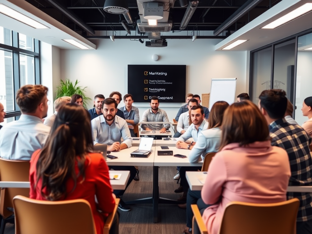 Training Session Marketing Sales 